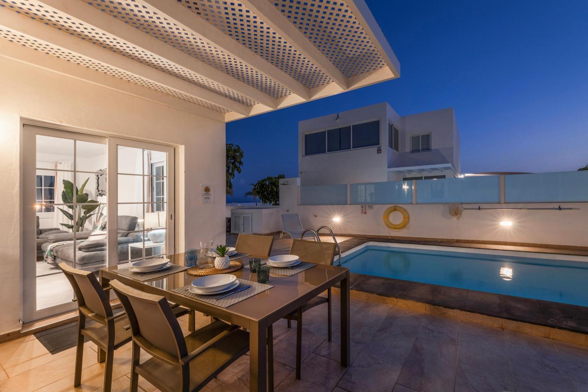Villa Atlantica - Heated Pool In Playa Blanca Eksteriør billede